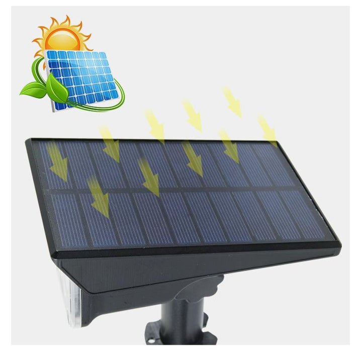 Spot LED solaire 20leds 250lm pour jardin, étanche IP65-Tektek