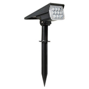 Spot LED solaire 20leds 250lm pour jardin, étanche IP65