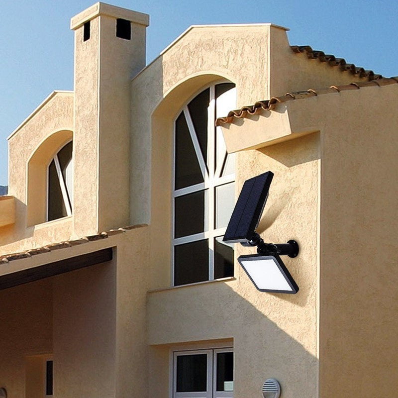 Spot LED solaire 50leds 200lm pour jardin, étanche