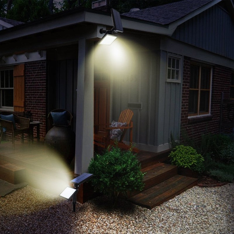 Spot LED solaire 50leds 200lm pour jardin, étanche