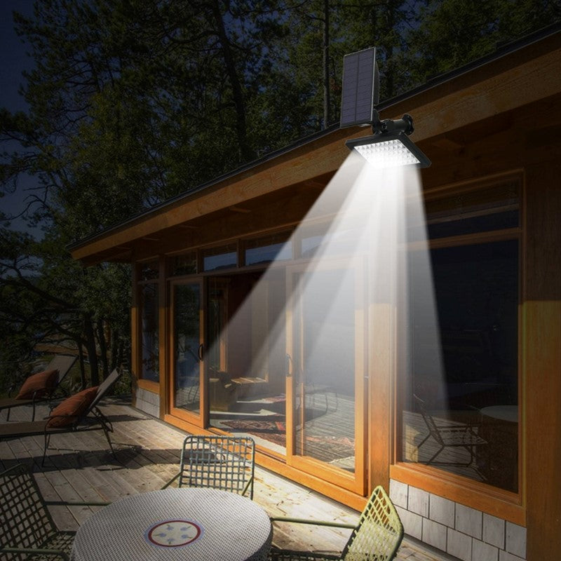 Spot LED solaire 50leds 200lm pour jardin, étanche