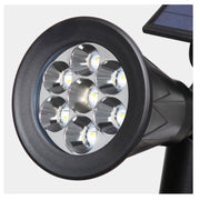 Spot LED solaire RVB multicolore pour jardin, étanche IP65