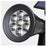 Spot LED solaire RVB multicolore pour jardin, étanche IP65-Spots solaires pour jardin-Tektek
