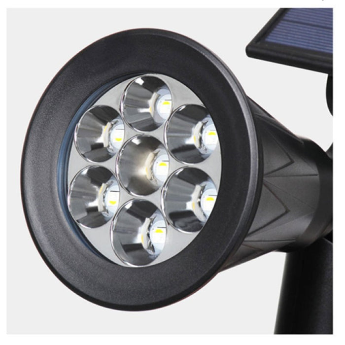 Spot LED solaire RVB multicolore pour jardin, étanche IP65-Spots solaires pour jardin-Tektek