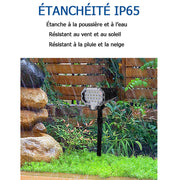 Spot solaire 80W 1500lm avec suivi automatique de mouvement