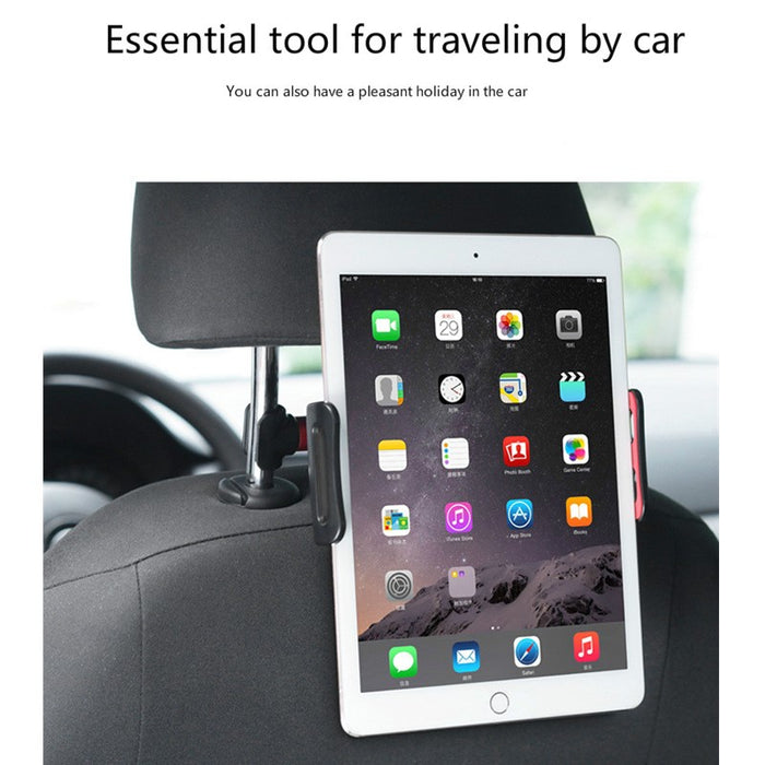 Support appui tête pour téléphones et tablettes, noir et rouge