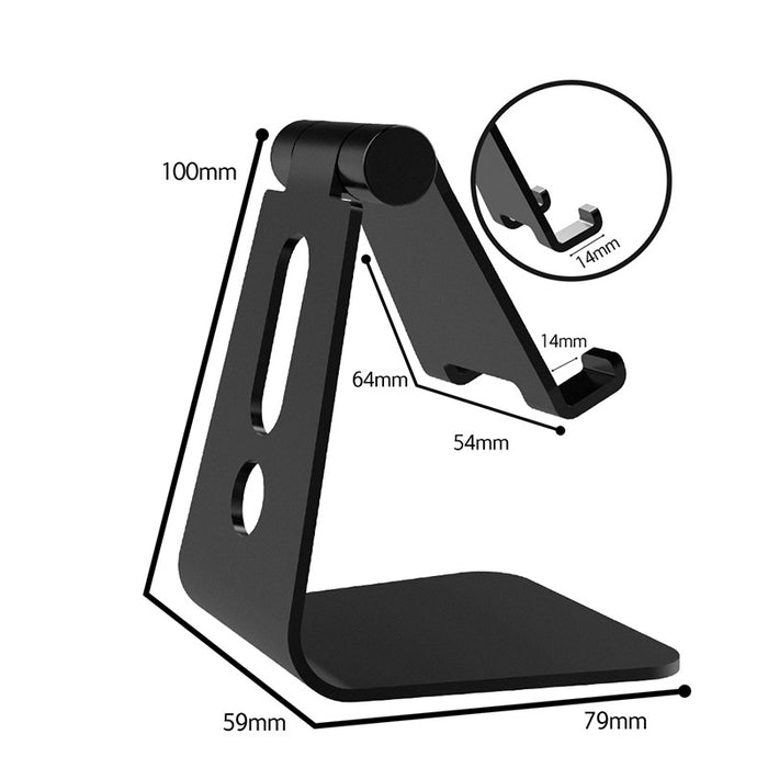 Support de téléphone en aluminium ajustable pour smartphone