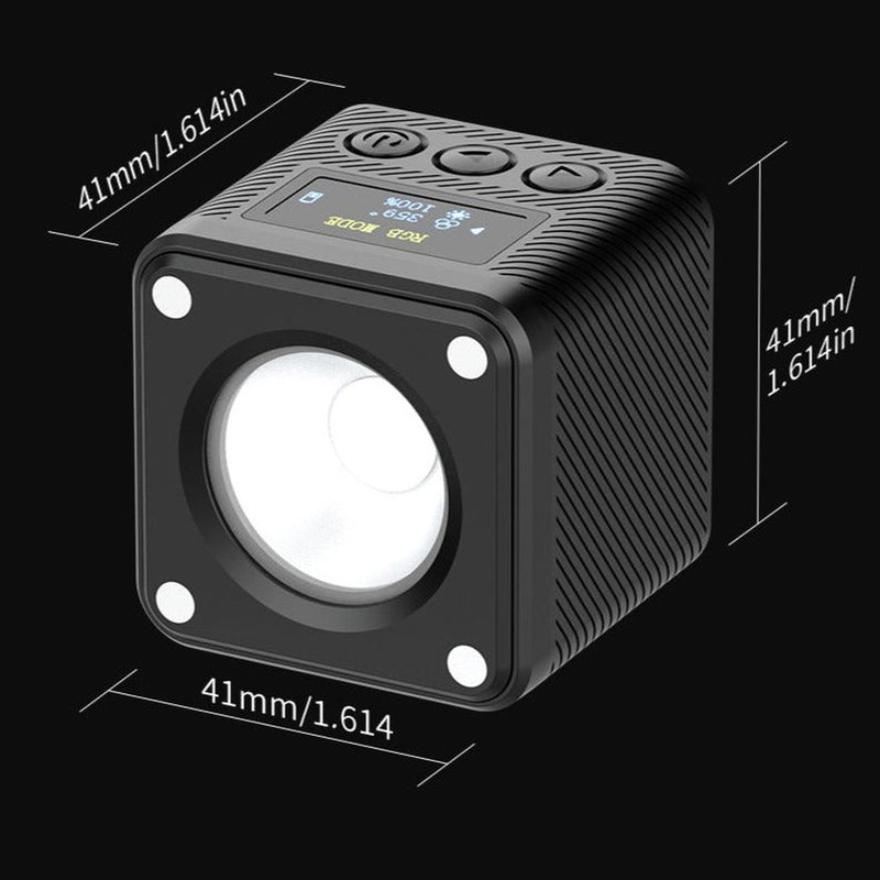 Ulanzi L2RGB - Projecteur LED multicolore rechargeable, magnétique