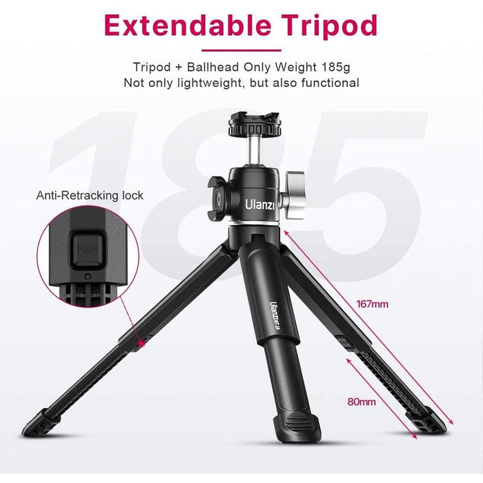 Ulanzi U-Vlog - Mini trépied 360 degrés pour smartphone et appareils photo