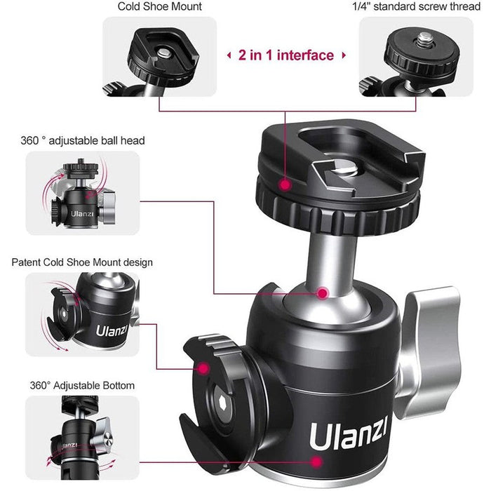 Ulanzi U-Vlog - Mini trépied 360 degrés pour smartphone et appareils photo
