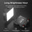 Ulanzi VL81 - Projecteur LED Blanc 3200K-5600K rechargeable