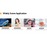 Ulanzi VL108 - Projecteur LED Blanc 3200K-5500K rechargeable et dimmable