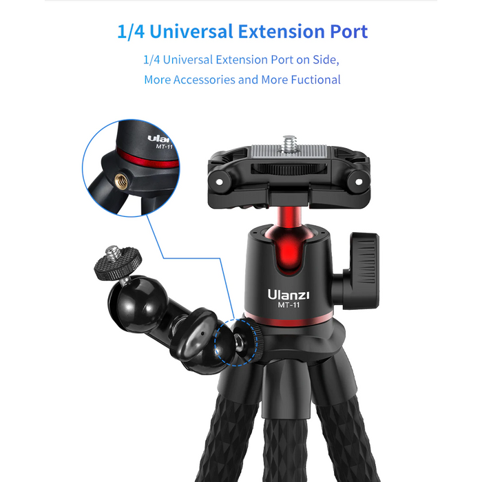 Ulanzi MT-11 - Trépied flexible pour smartphone et appareils photo