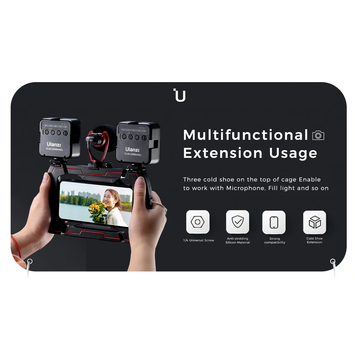 Ulanzi U-Rig Lite - Stabilisateur vidéo de poche pour smartphone