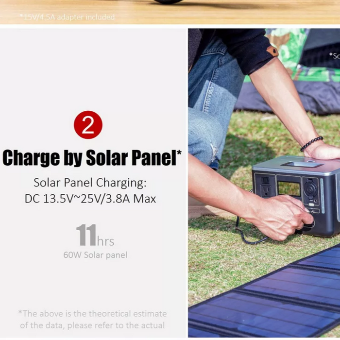 Générateur solaire portable 444Wh