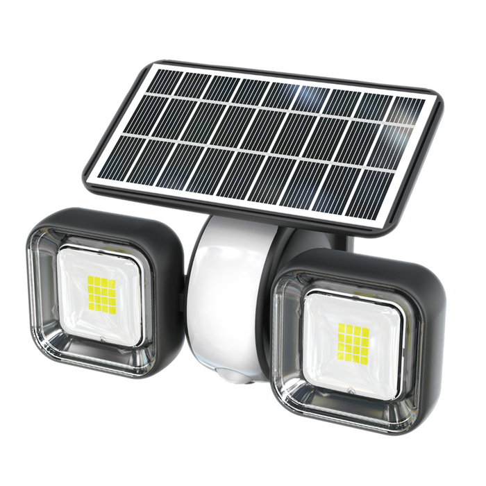 Projecteur solaire double 1000lm avec détecteur de mouvement-Tektek