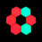 Lampes hexagonales LED tactiles et modulables