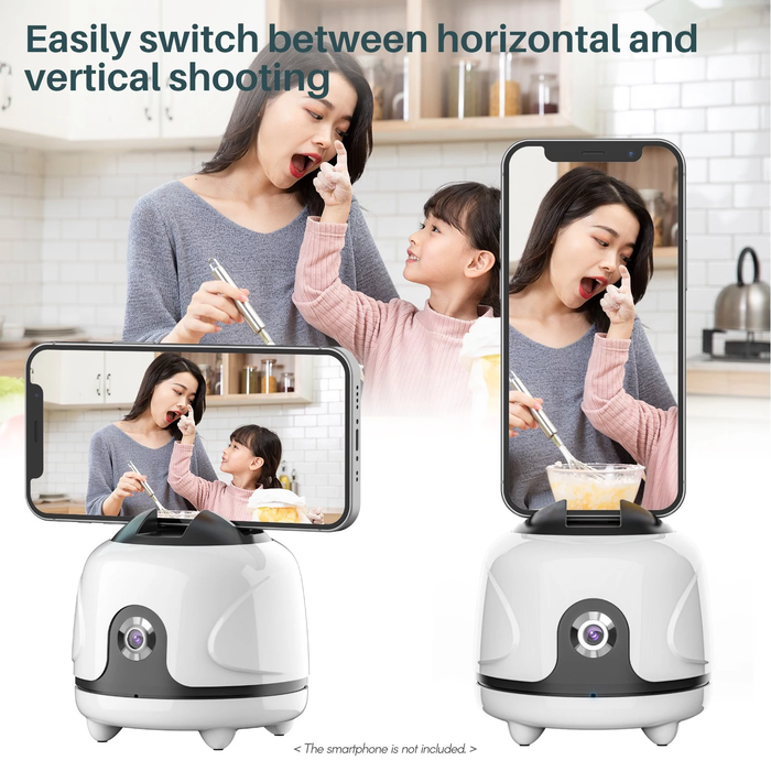 Ulanzi Cameraman - Support vidéo sans fil pour smartphone avec suivi de visage 360 degrés