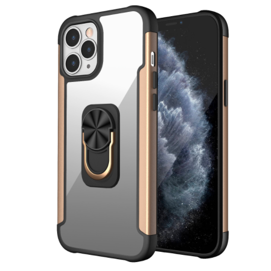 Coque iPhone renforcée avec anneau transparent