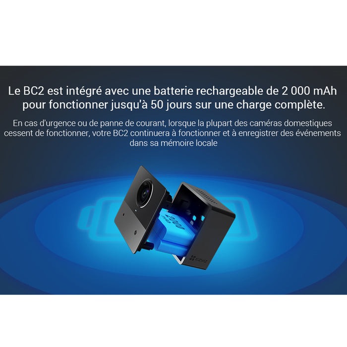 Ezviz - Mini caméra Wifi sans fil sur batterie