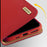 DUX DUCIS - Housse Etui Premium Flip iPhone Rouge