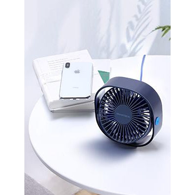 SmartDevil Ventilateur USB,Mini Ventilateur,Ventilateur Silencieux,Portable Ventilateur USB Silencieux 3 Vitesse Réglable USB,USB Ventilateur pour Camping,Bureau,Sport,Voyage,Alimenté par USB(Bleu)