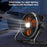 Ventilateur solaire rechargeable avec vitesse réglable et spot LED