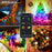 Guirlande solaire multicolore 10m 66 leds connectée (Bluetooth)