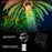 Guirlande solaire multicolore 10m 66 leds connectée (Bluetooth)