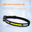 Supfire - Lampe frontale COB 400lm blanc froid 6000K, rechargeable