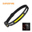 Supfire - Lampe frontale COB 400lm blanc froid 6000K, rechargeable