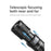 Supfire - Lampe torche LED 1200lm blanc froid 6000K, rechargeable