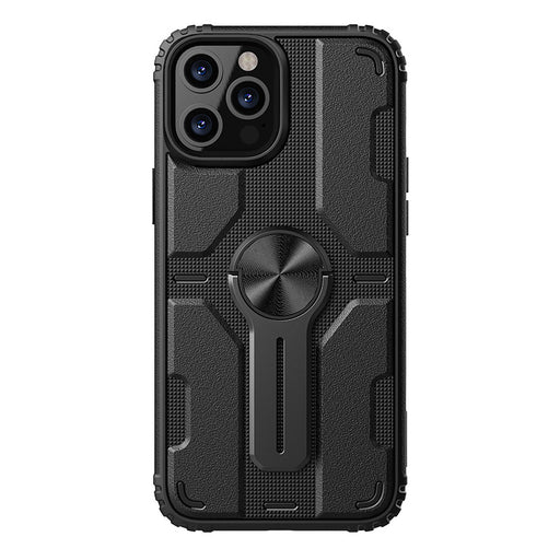 Nillkin- Coque Apple iPhone 12 avec anneau de support Noir