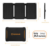 FLEXSOLAR - Chargeur solaire pliable 20W, pour téléphones et tablettes