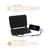FLEXSOLAR - Chargeur solaire pliable 20W, pour téléphones et tablettes