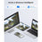 Reolink Trackmix Wifi - Caméra extérieure 4K 8MP, double objectif 360° - Suivi de mouvement et zoom automatique