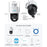 Reolink Trackmix Wifi - Caméra extérieure 4K 8MP, double objectif 360° - Suivi de mouvement et zoom automatique