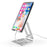Support de téléphone en aluminium pilable et ajustable pour smartphone
