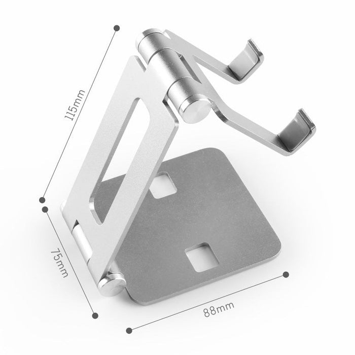 Support de téléphone en aluminium pilable et ajustable pour smartphone