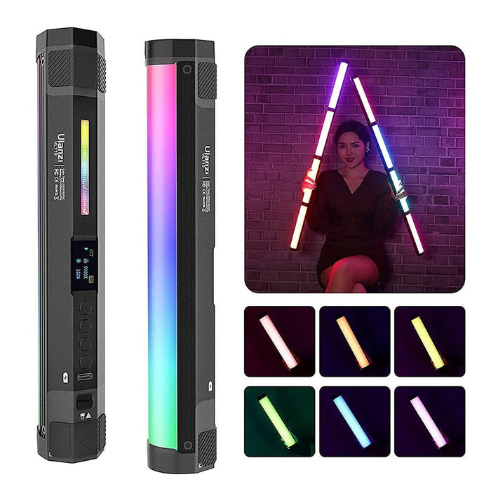 Ulanzi VL110RGB - Tube vidéo multicolore, sans fil et rechargeable