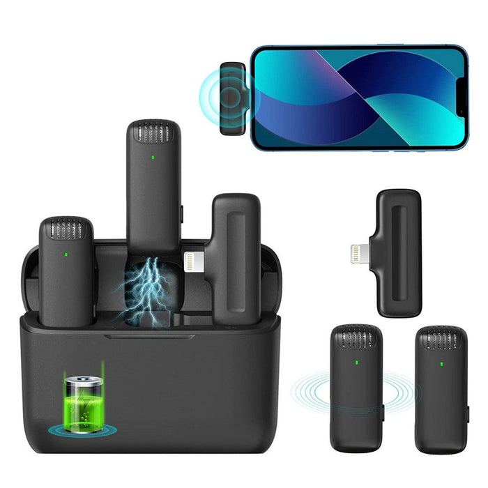 Ulanzi J12 - Microphone cravate Bluetooth pour iPhone