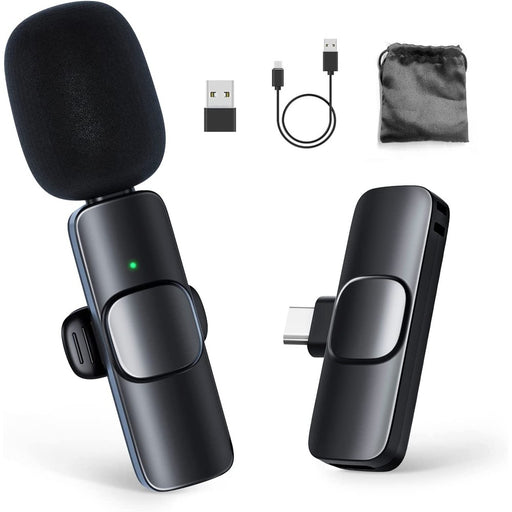 Moman CP1(C) - Microphone cravate Bluetooth pour Android (type-C)